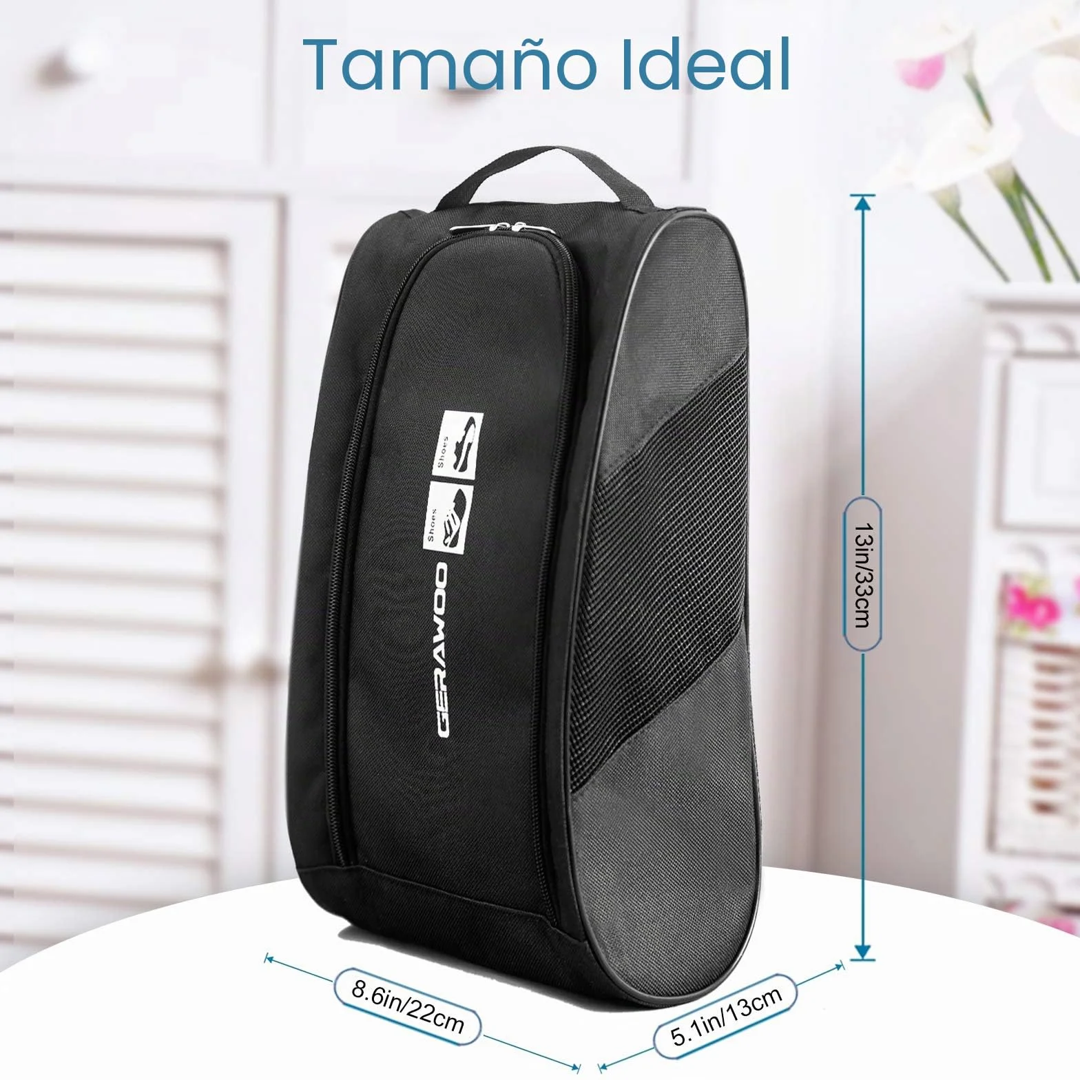 Bolsas para Zapatos de Golf y Fútbol, Bolsa Botas para Guardar Zapatos de Viaje y Zapatillas, Shoe Bag para Niño o Adulto