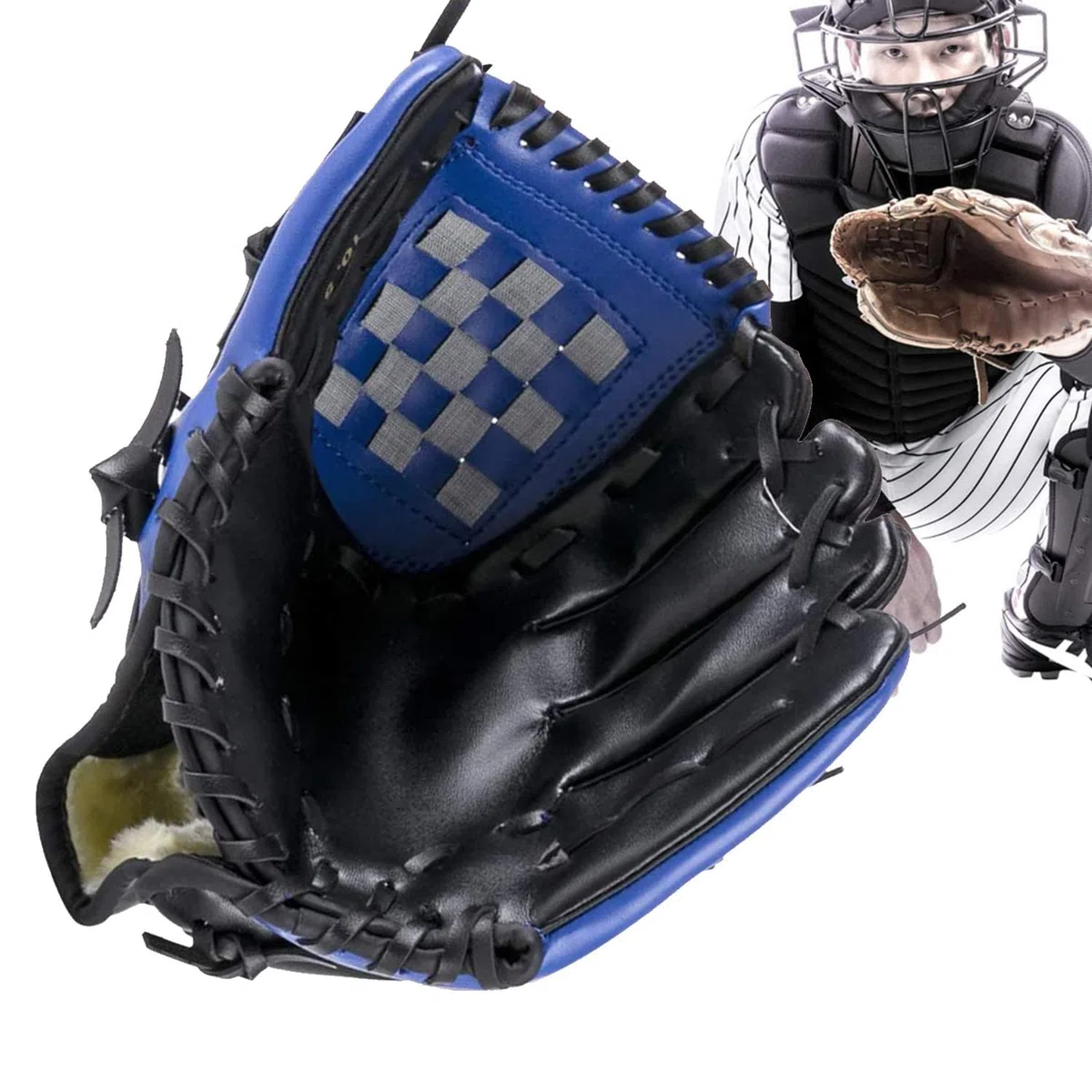 Guantes de béisbol para niños/Adolescentes/Adultos, Guantes de Softball, Guantes de Pelota Deportiva Guantes de Mano Izquierda de Cuero, Tiro Derecho