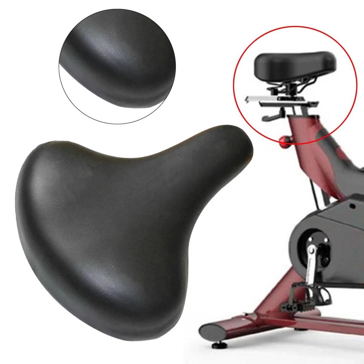 Bicicletas Estáticas para Interiores, Cojín para Sillín de Ciclismo, Disfruta del Paseo, Accesorios Duraderos para Bicicletas Giratorias