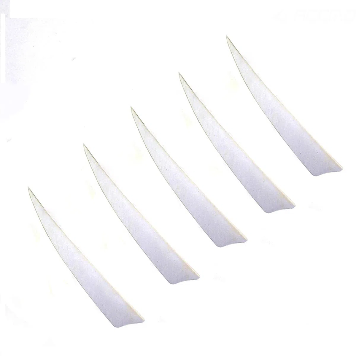ACCMOS 50 pzs Tiro al Arco Pluma de Pavo de 5 Pulgadas Corte de Escudo Fletching Plumas Reales Pluma de la Naturaleza Bricolaje Accesorios de Flecha