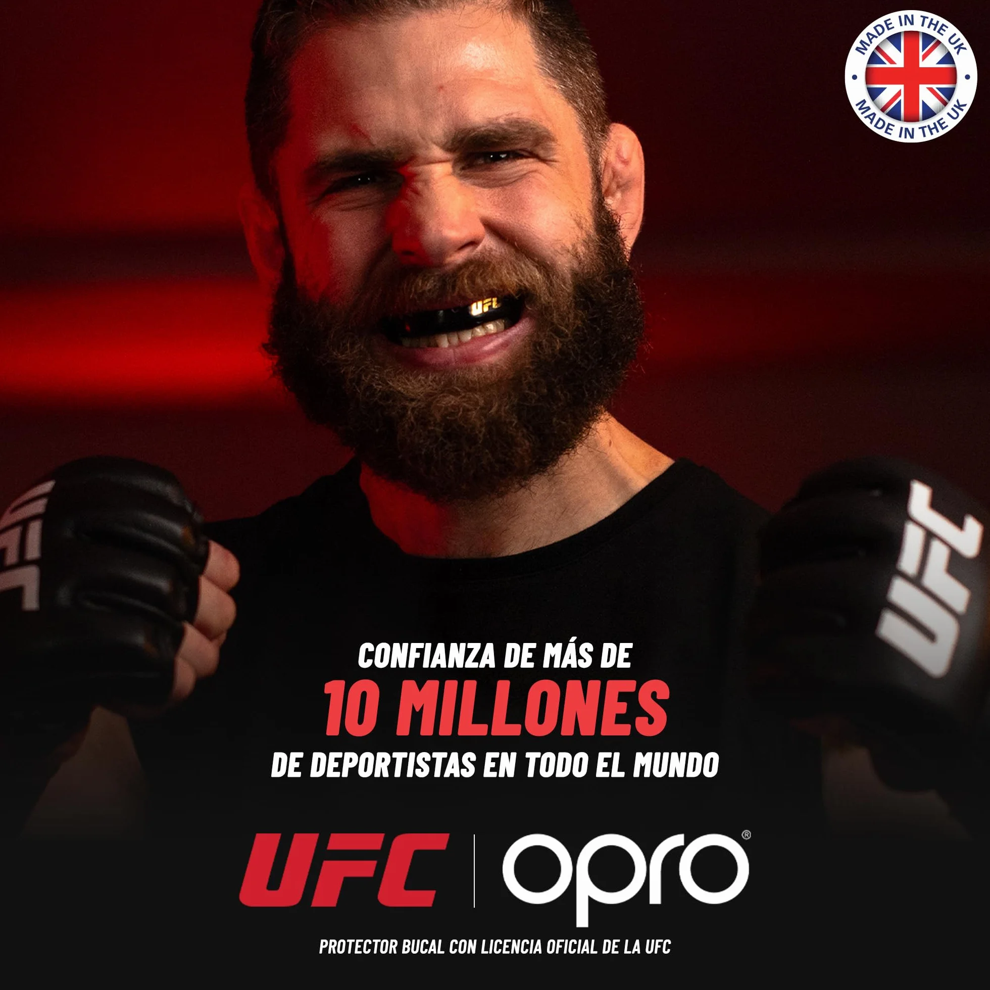 OPRO Protector Bucal Nivel Plata – Ajuste Esencial para Adultos y Niños – Bucal para Boxeo, MMA, BJJ, Rugby y Hockey – Moldeo Fácil