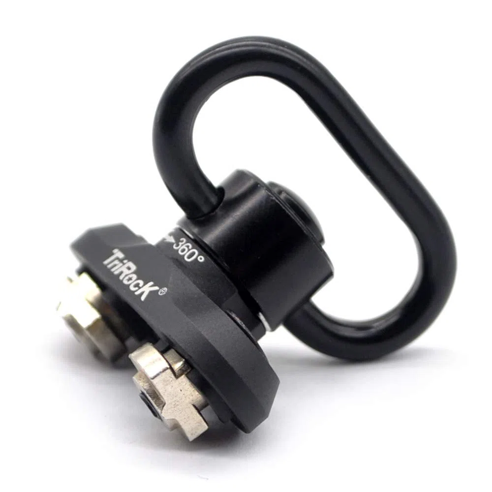 TRIROCK MI0k Mount Adapter and Sling Swivel 1.25 Inch Quick Detachable Kit with 360 Degree Rotation