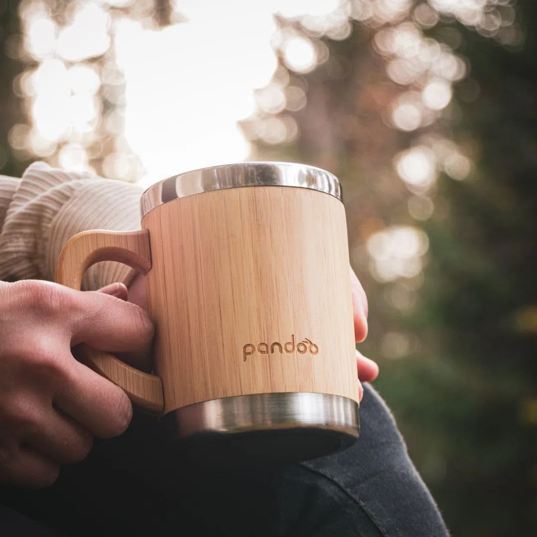 Taza de café de acero inoxidable, taza de café para llevar de doble pared, taza de café, taza de acero inoxidable, taza de metal, antideslizante, vaso para camping