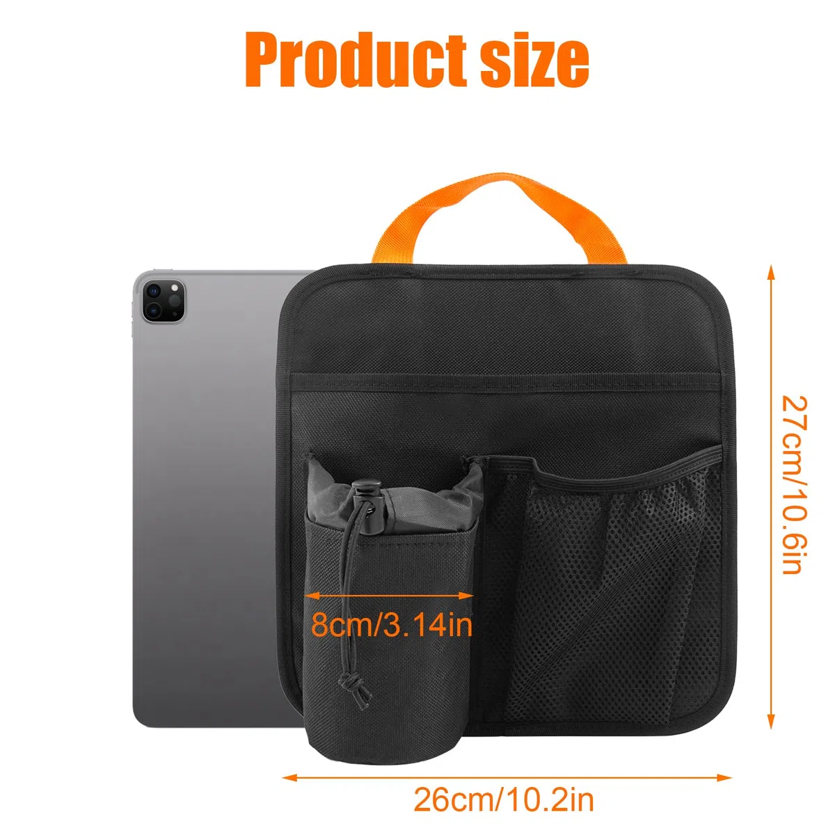 Reposabrazos organizador de bolsillo, universal para silla, reposabrazos, bolsa colgante para exteriores, silla de camping, silla de playa, tumbona de jardín, tumbona de balcón, silla de ruedas
