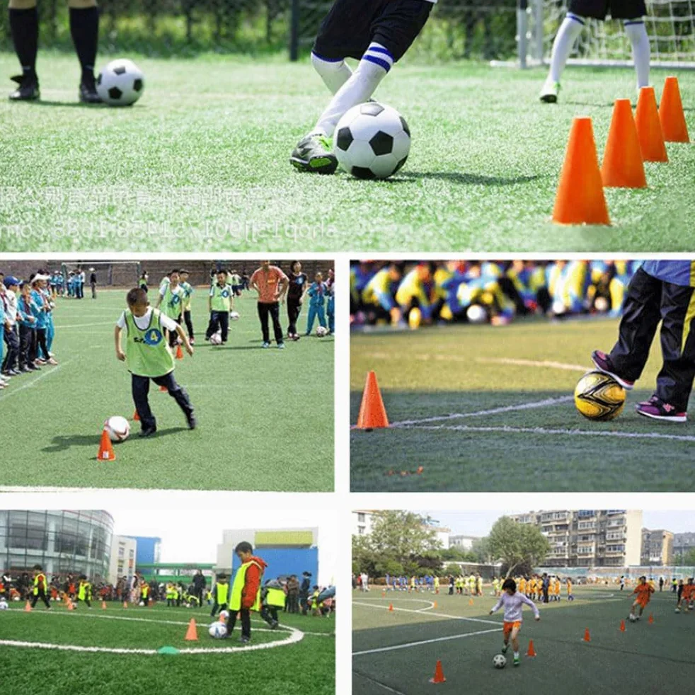 OTYMIOW 12 Conos de Tráfico para Entrenamiento, Duradero y Estable Conos Señalizacion - Plástico Entrenamiento Fútbol, Deportes y Juegos, Entrenamiento del Perro