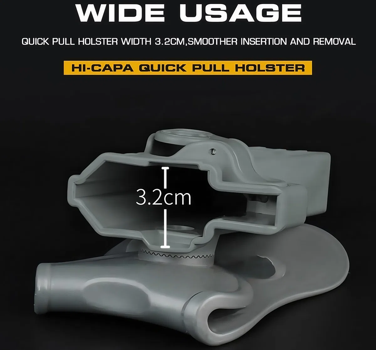 Funda de Pistola táctica para diestros, para S.TI 2011 Hi-C.APA Series T.okyo M.arui We K.WA K.JW C.OLT 1911, Funda para Pistola de Caza Airsoft