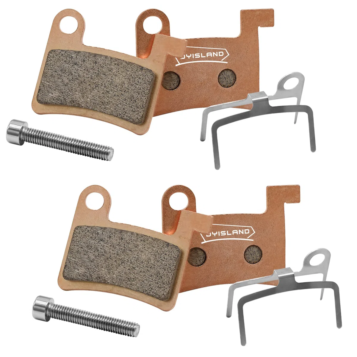 MT600 Pastillas de Freno de Disco para Bicicleta eléctrica, Dos Pares, adecuadas LD-200PLUS y LD4X-600