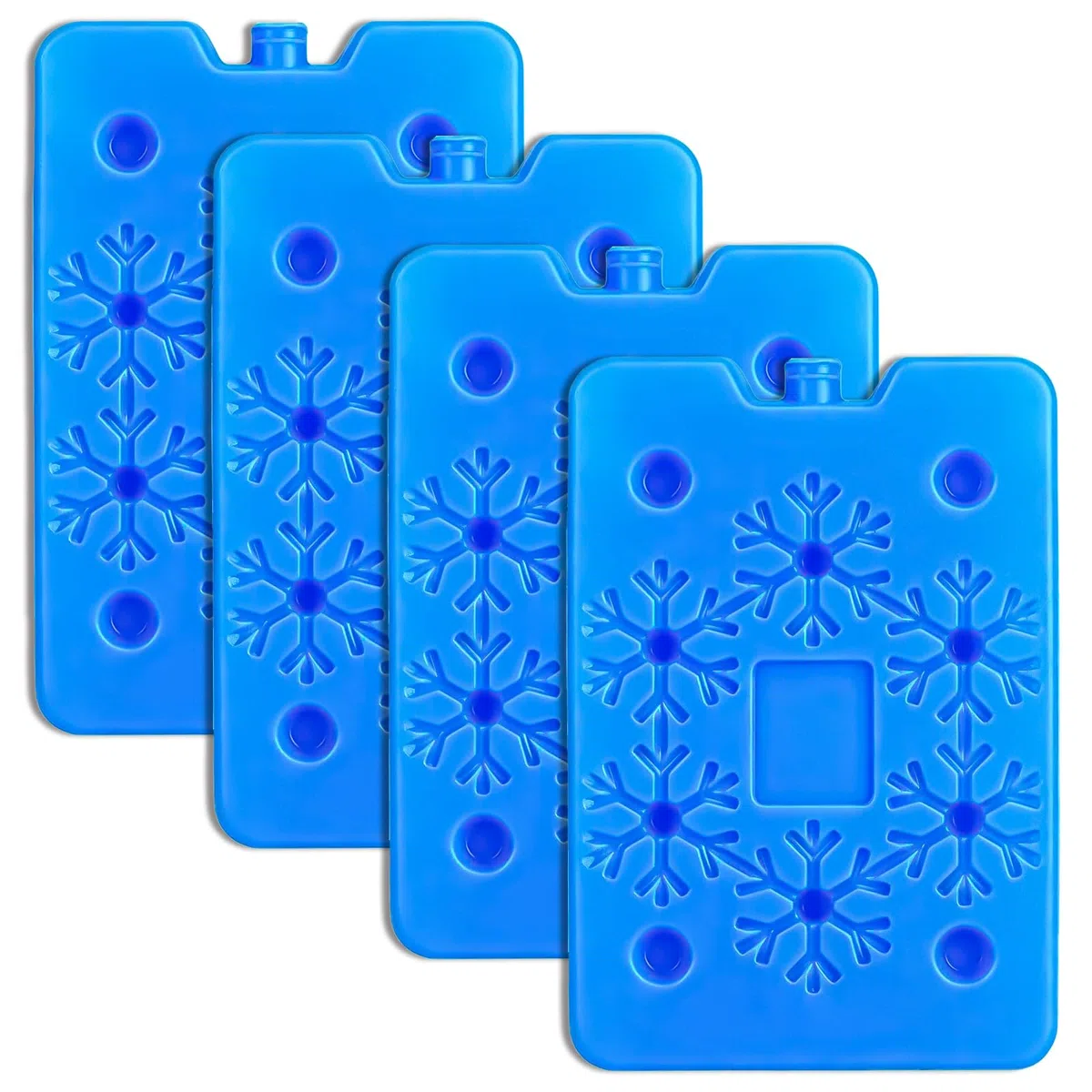 acumuladores de frío, 4/12 Nevera para Bolsa isotérmica, batería de refrigeración, Elementos de refrigeración Que ahorran Espacio para Picnic, Pesca, Viajes