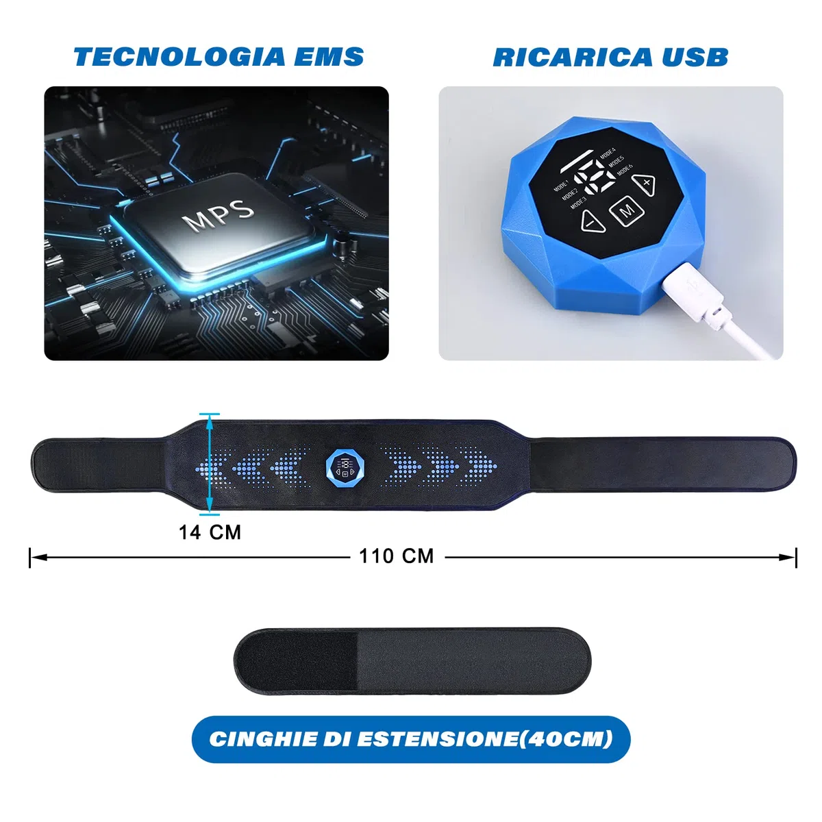 Faburo Electroestimulador para Abdominales