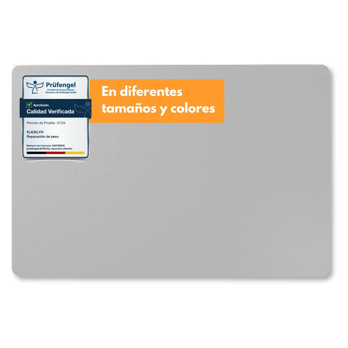 Parches de reparación autoadhesivos | camión, remolque, tienda, toldos, camping, sombrillas, piscina | disponible en muchos colores | 30 x 20 cm | Gris ágata (RAL 7038)