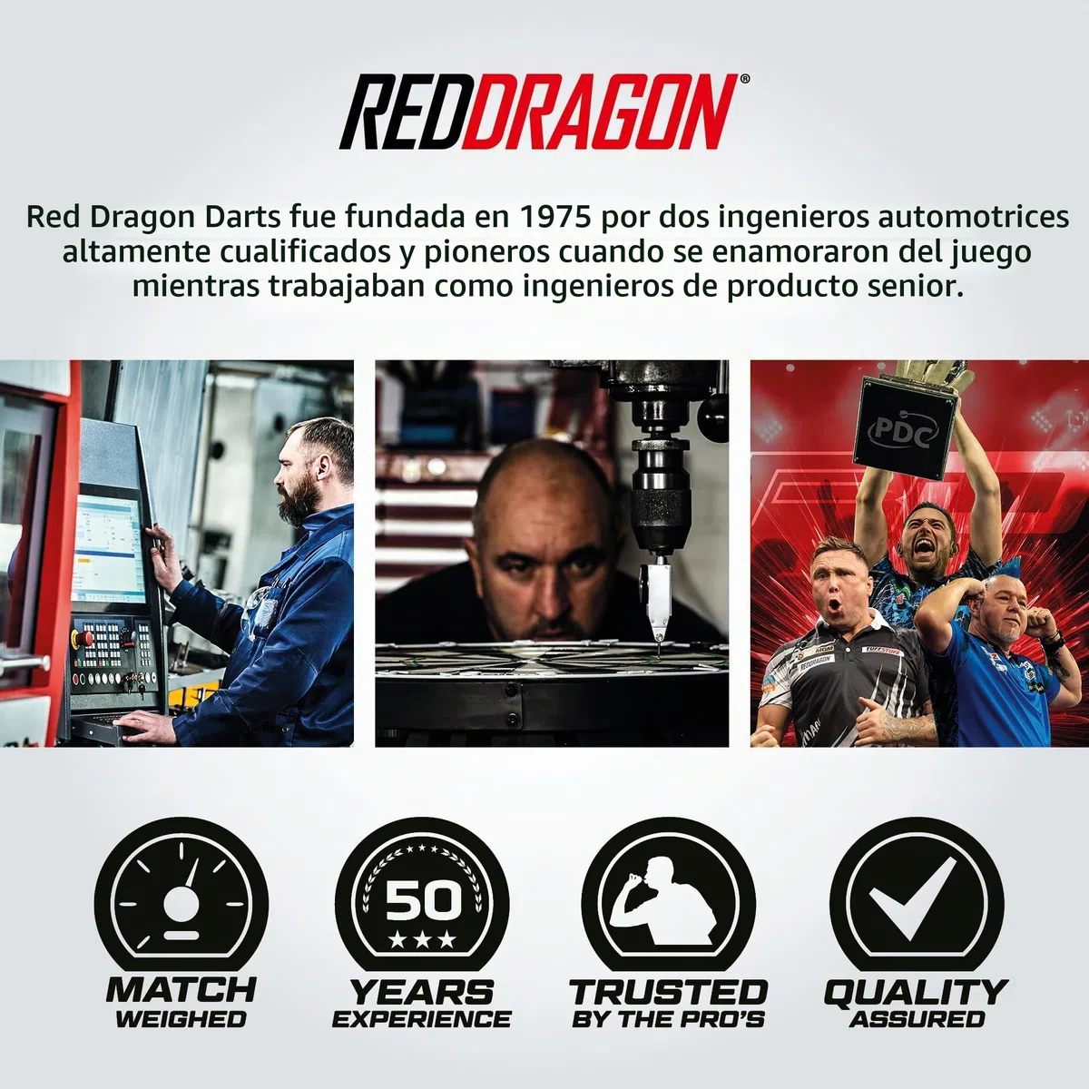RED DRAGON Valore - Juego de dardos de punta de acero de latón de 22 g con plumas y ejes de dardos (tallos), incluye cartera para dardos