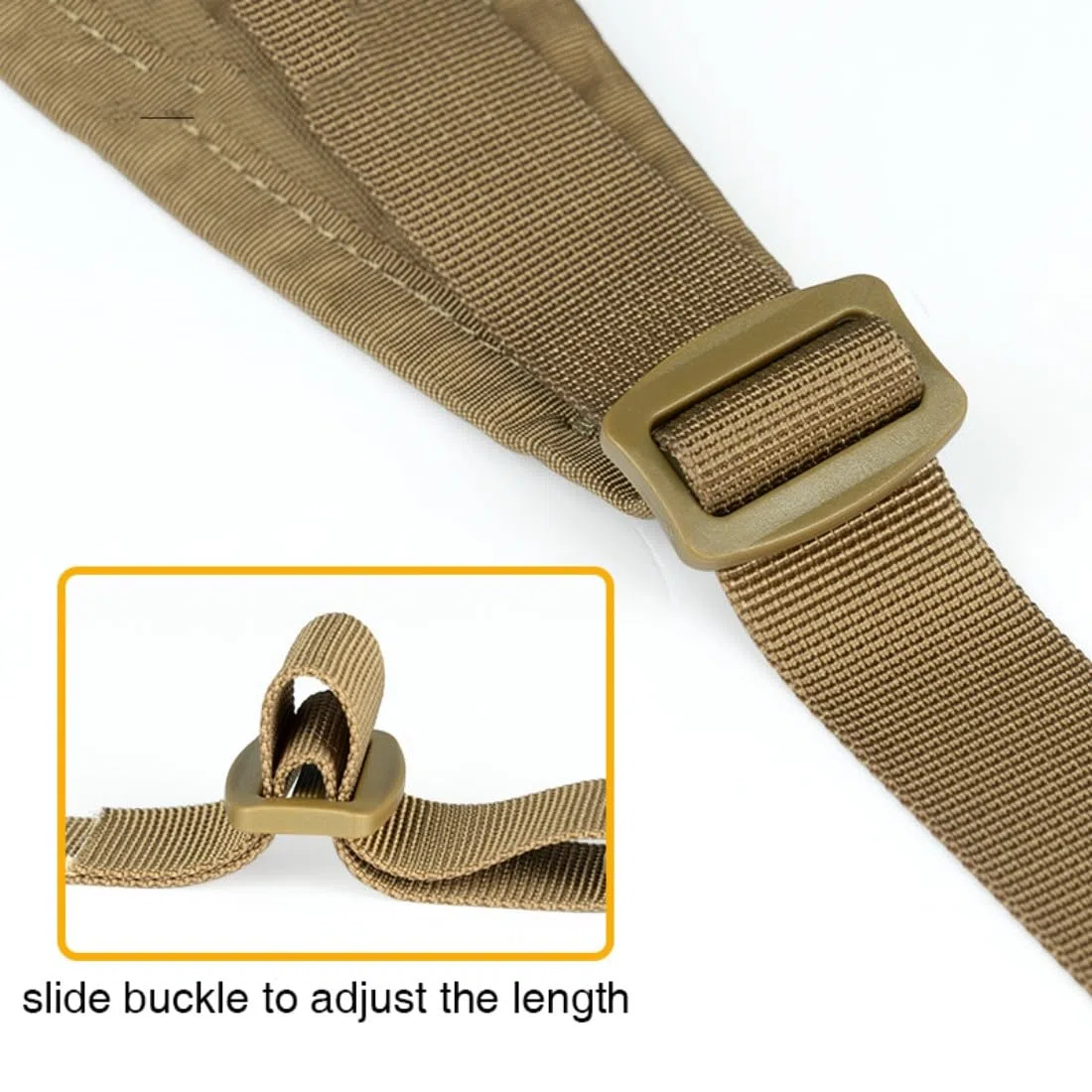 ACEXIER Eslinga Táctica 2 Puntos Ferro Estilo Combate Modular Correa Slingster Tira Ajustable Rápido Caza Accesorio