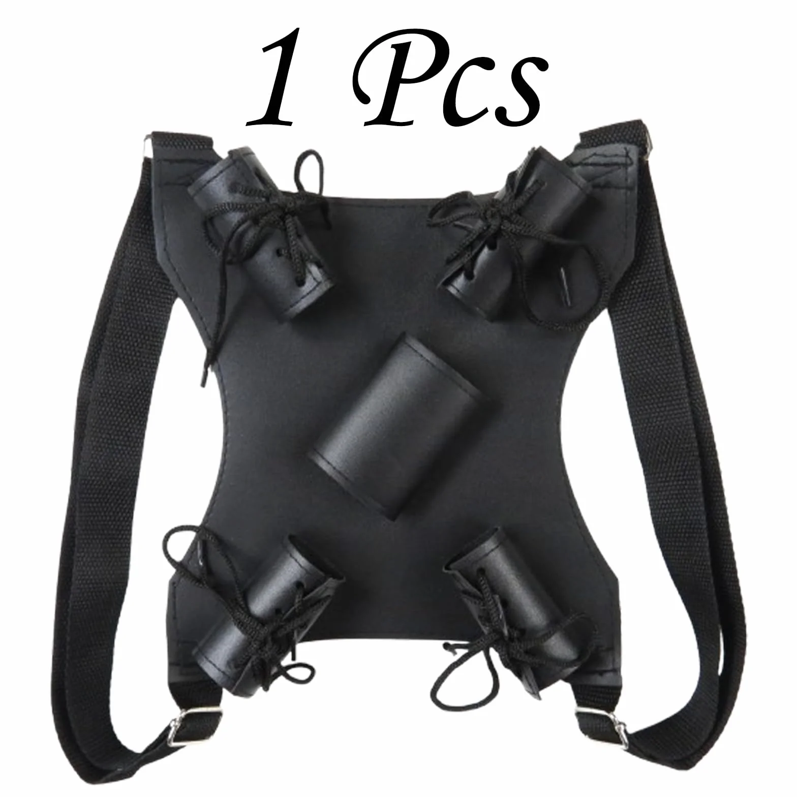 Correa Trasera de La Funda de La Espada, Bolsillo Ajustable para Espada de Cuero, Espalda de Espada Ninja de Cuero, Espalda de Espada Con Correa para El Hombro, Para Juegos de Rol de Samuráis
