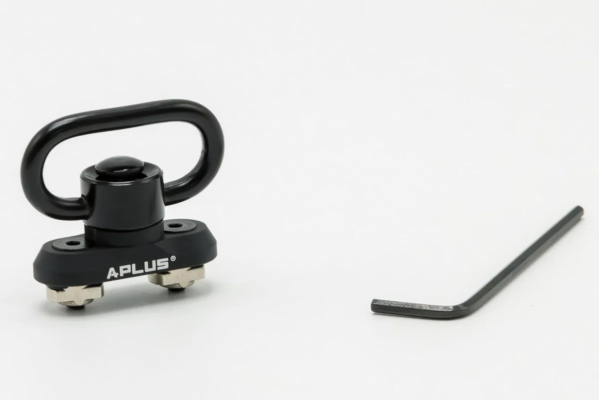 GOODTAC QD Sling Mount Sling Swivel 1.25 pulgadas adaptador accesorio para riel M-lok, negro