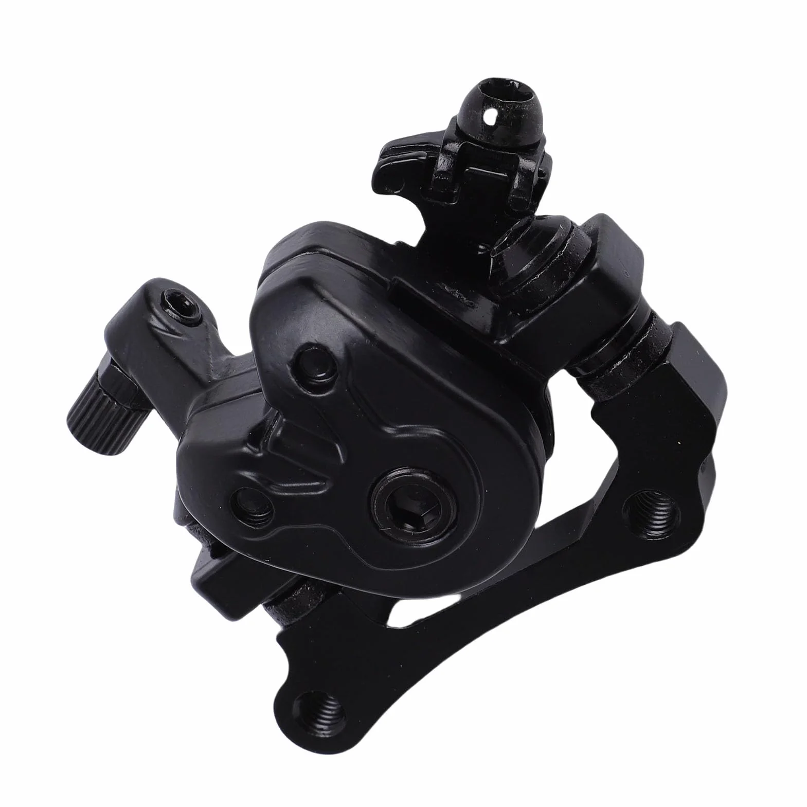 Tbest Pinza de Freno de Disco Reemplazo de Freno de Scooter Eléctrico de Aleación de Aluminio para Scooters Smartgyro Speedway Rockway Negro