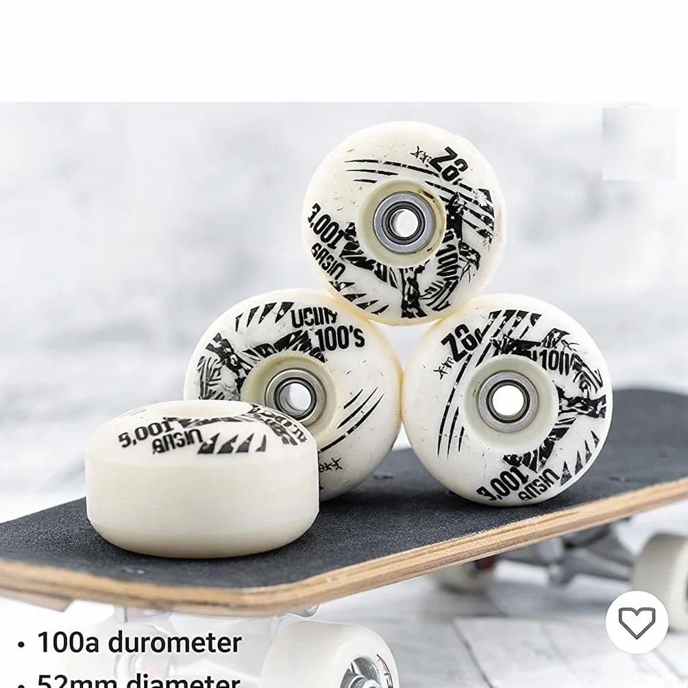 4 Unids/se Ruedas de Skate Al Aire Libre Clásico 52mm x 30mm PU Cruiser Longboard Skateboard Juego de Reemplazo de Ruedas