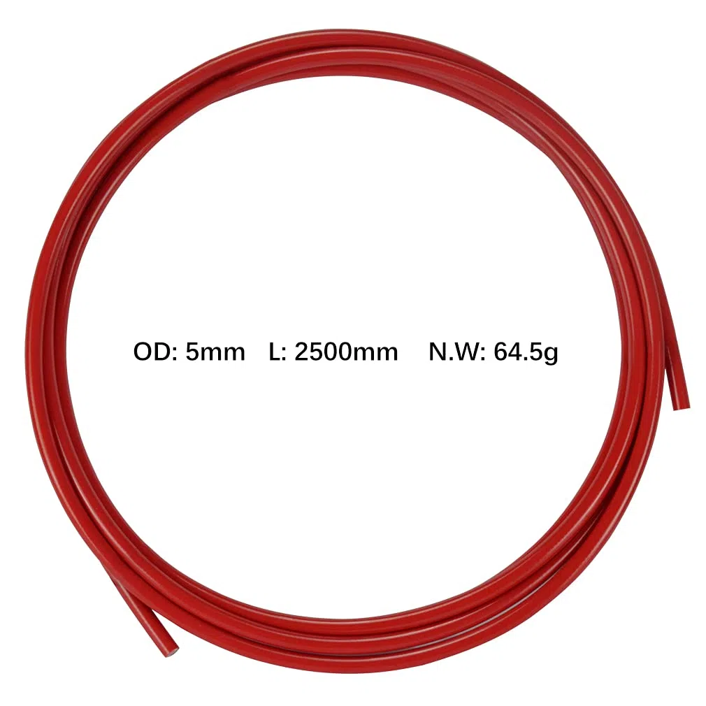 Kit De Mangueras De Freno Cysky Tubo De Aceite De Freno De Disco Hidráulico para Bicicleta 2500 Mm Kit De Mangueras De Freno De Disco Hidráulico para Bicicleta Shimano Bh59 Bh90 Bicicleta(Rojo)