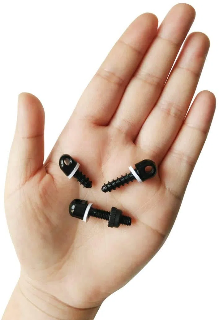 Tbest Adaptador de Espárrago Giratorio de Eslinga Rifle Sling Swivels Screw, Quick Detach Herramienta de Eslabón Giratorio de Husillo QD reemplazo para Tiro de Tiro