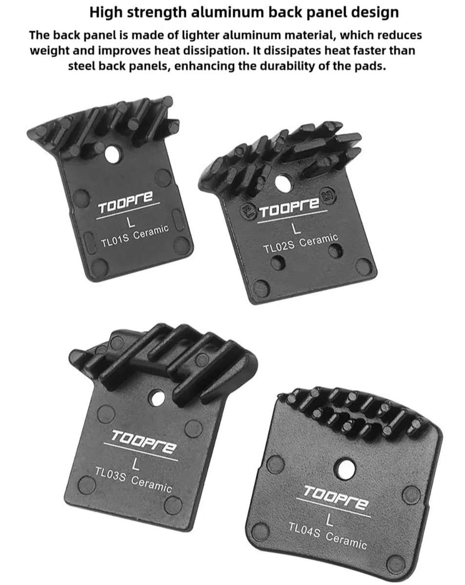 Pastillas cerámicas de Freno de Disco de Bicicleta compatibles con con Shimano L04C L05A K04S BR-M8110 BR-M7110 BR-R9170-F BR-R8070-F