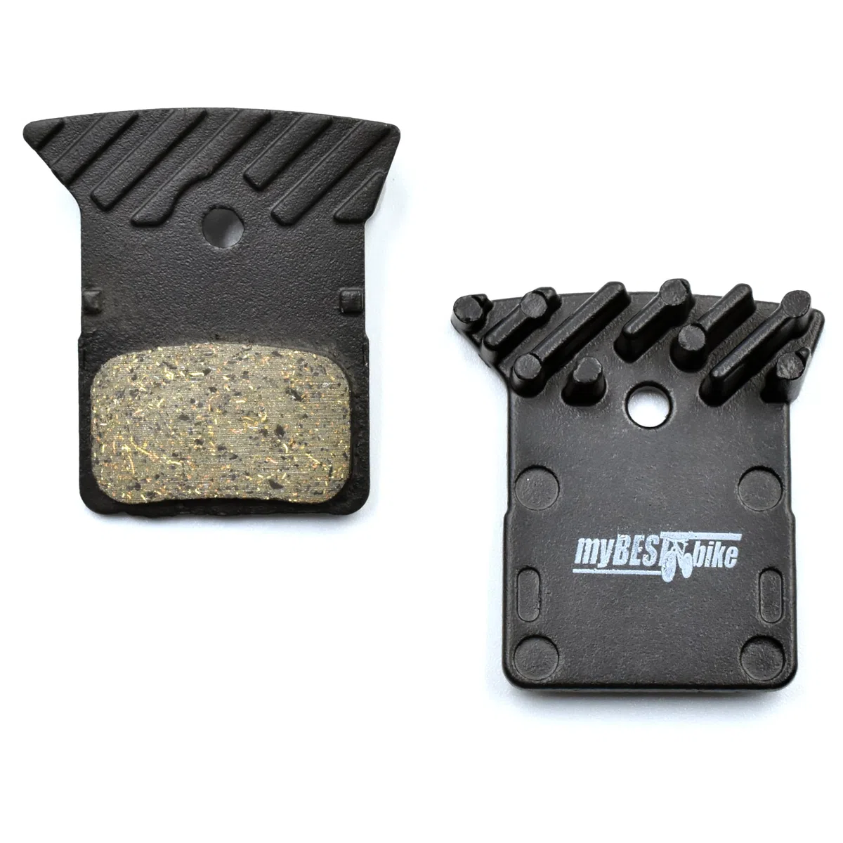 Pastillas de Freno con aletas de Refrigeración para Bicicleta Pastillas de Freno de Disco para Shimano 105, GRX, SLX M7100, XTR M9100, DEORE XT M8100, DURA-ACE, ULTEGRA, TIAGRA, METREA