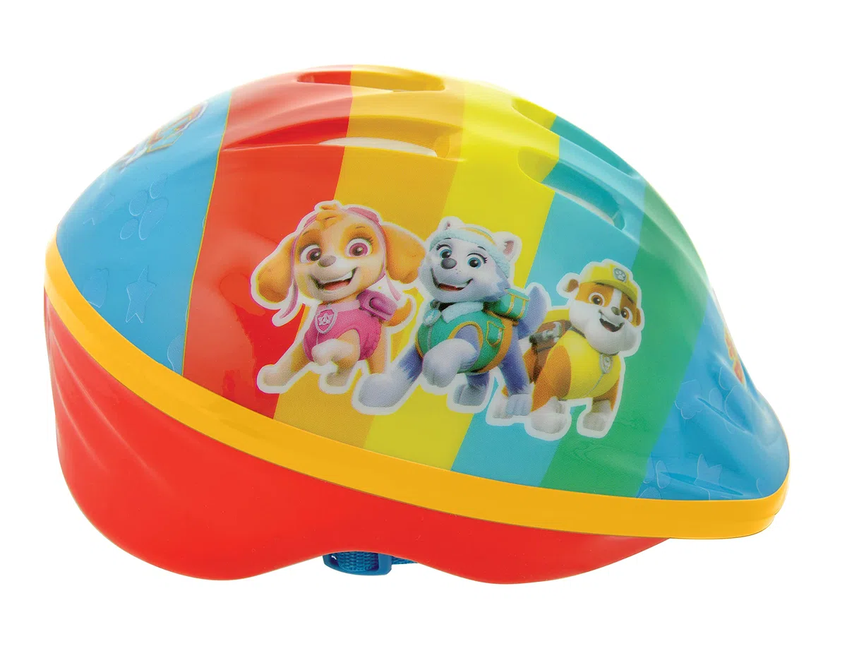 Paw Patrol La Patrulla Canina Casco Infantil 48-52 cm, Corcho y plástico Resistente, Cierre Seguro, Rueda Trasera, Seguridad para niños, Licencia Oficial Patrulla Canina, Ideal para +3 años (77747)