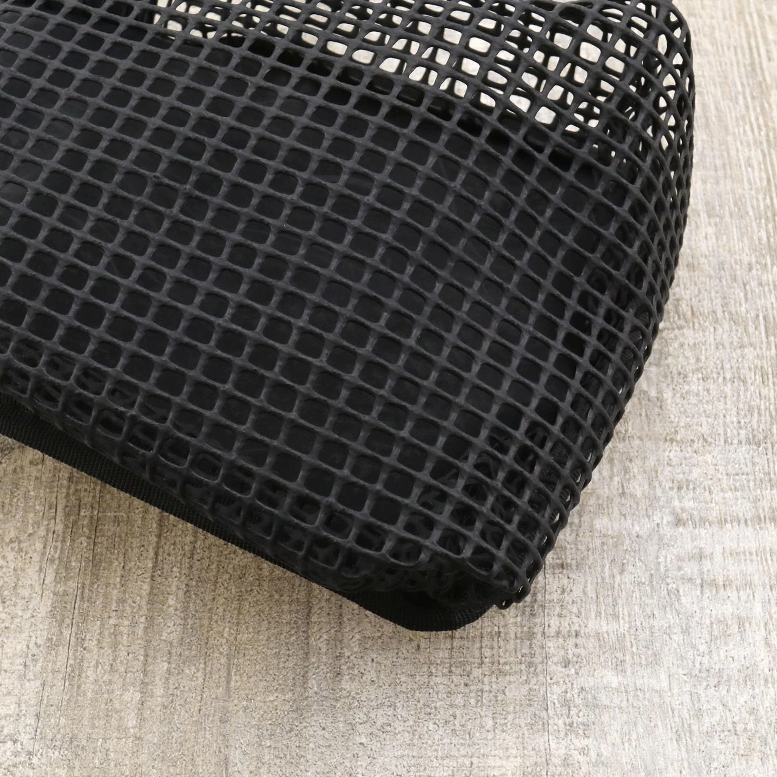 Bolsa de buceo de malla, bolsa de herramientas de malla portátil, bolsa de deporte resistente, equipo de buceo al aire libre, portátil, ligera, malla de buceo con hebilla (negro)