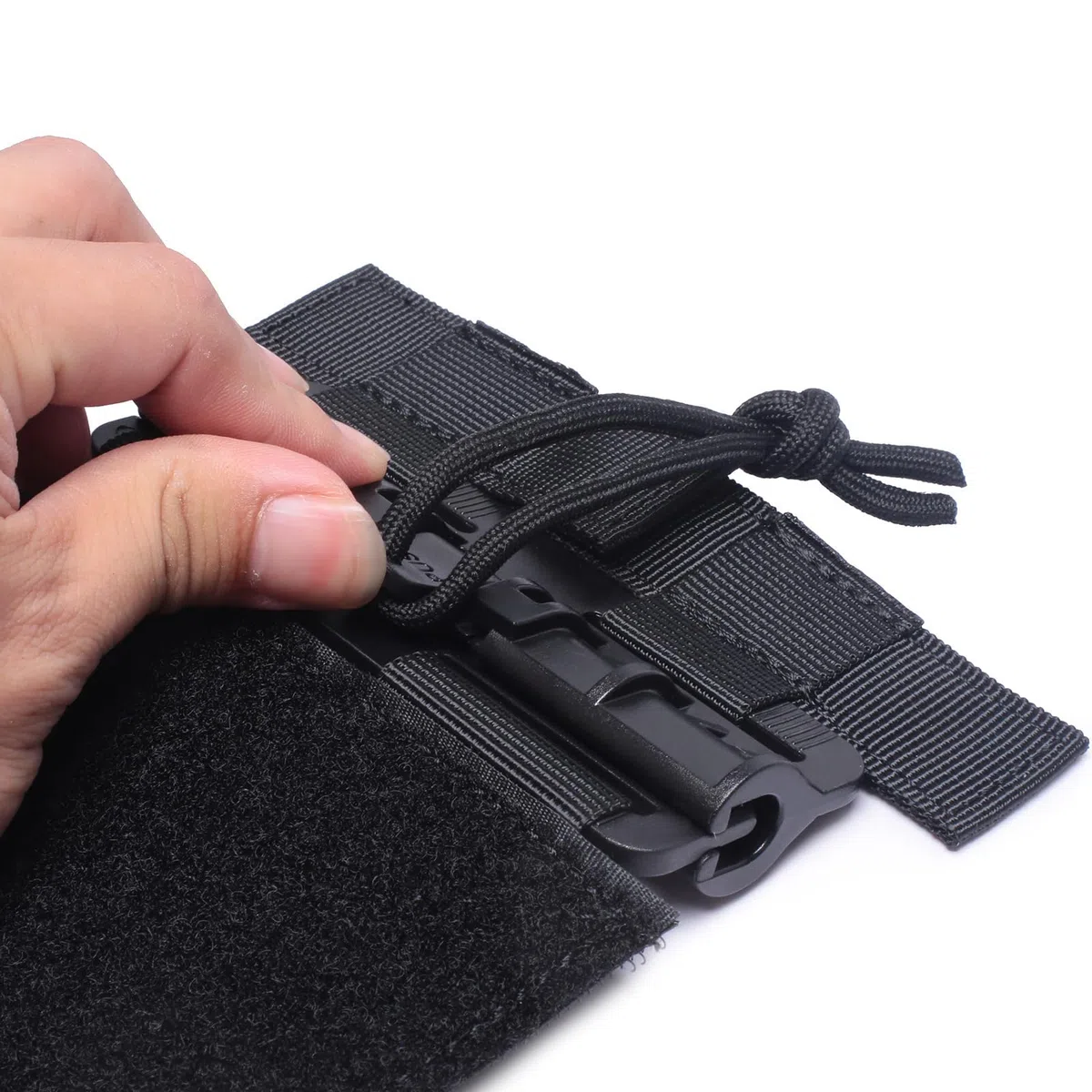 Tactical Vest Quick Release Buckle Set Single Point Molle Quick Remover Buckle Set with Hook and Loop Fastener for JPC CPC NCP XPC 420 Chaleco