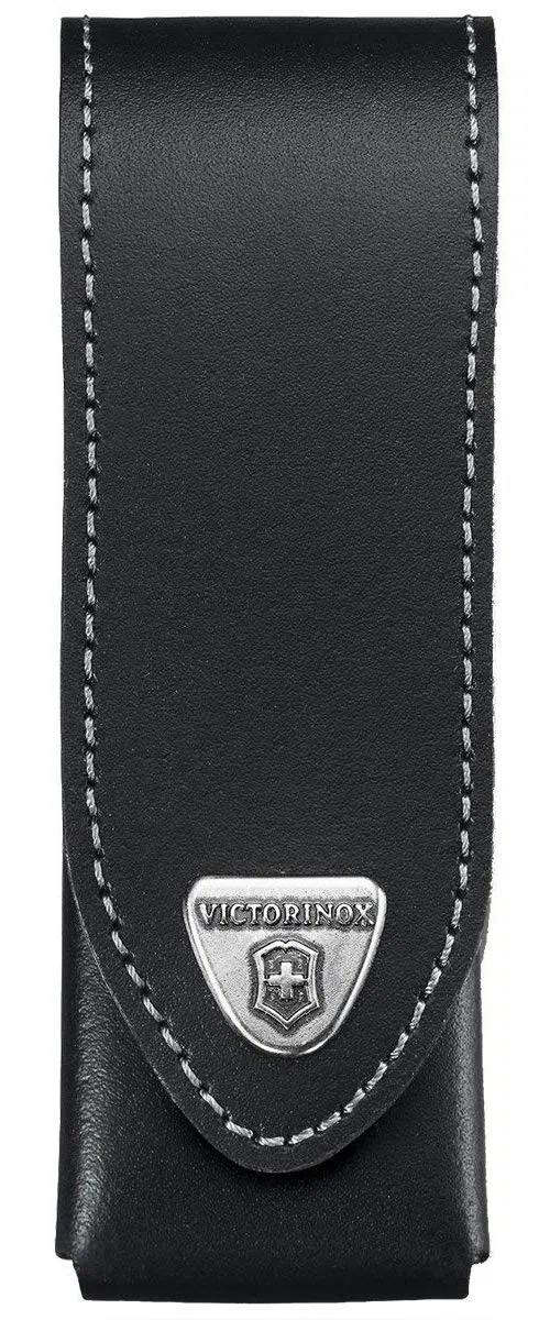 Victorinox Belt Pouch olive green, Accesorios, Funda para Navaja Multiuso Suiza, Bolsa chuchillo, cuero, negro