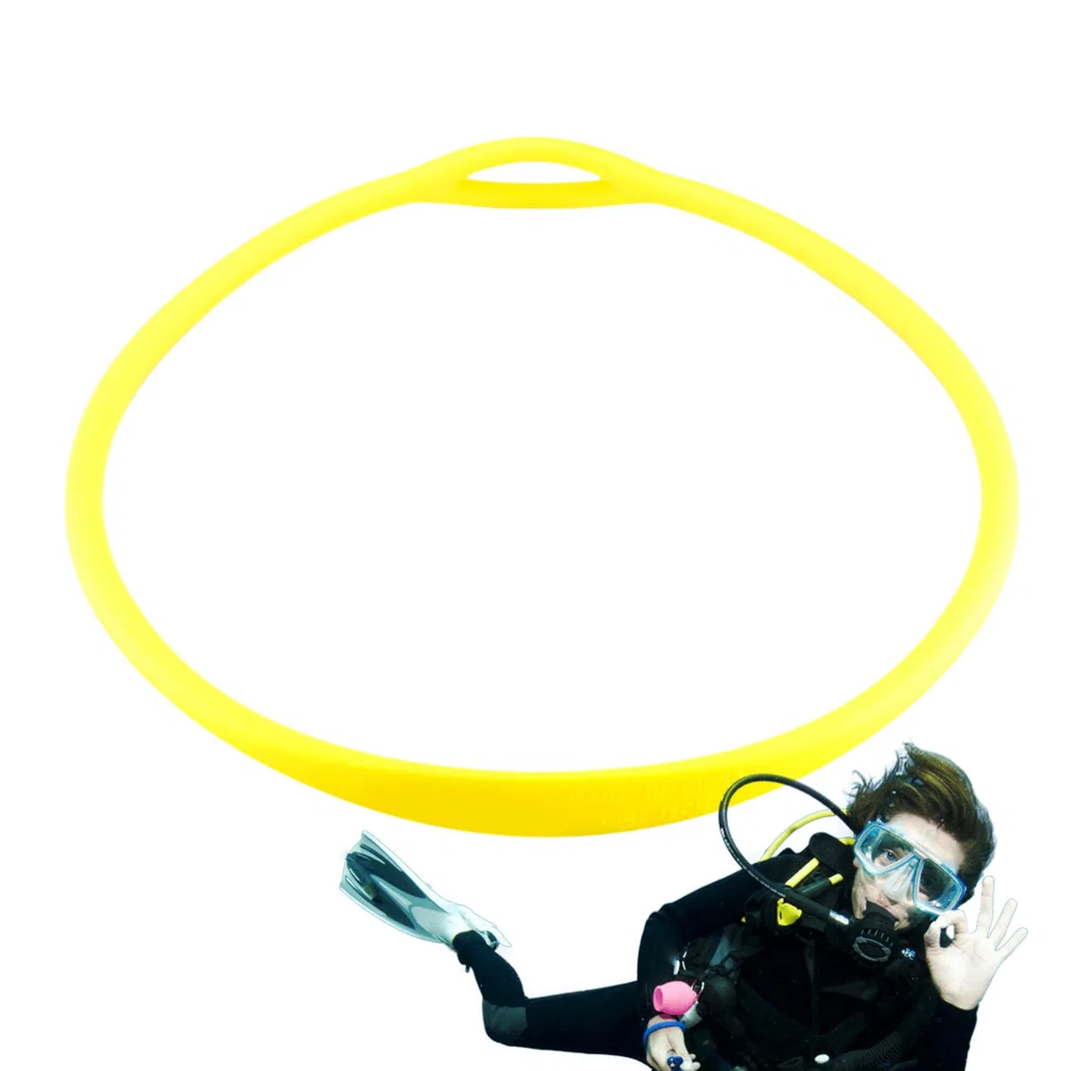 Genérico Regulador de Silicona de Buceo, Collar del regulador del portavoz de Boquilla, Collar del regulador de firmemente Fijo, Collar del regulador de Silicona