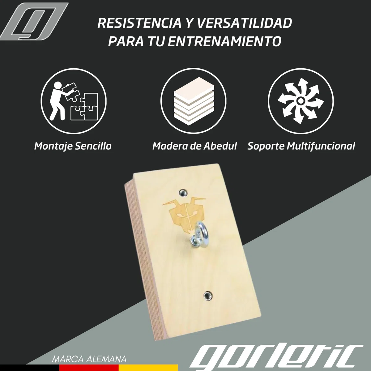 Gorletic Soporte Saco de Boxeo para Barra de dominadas Titan