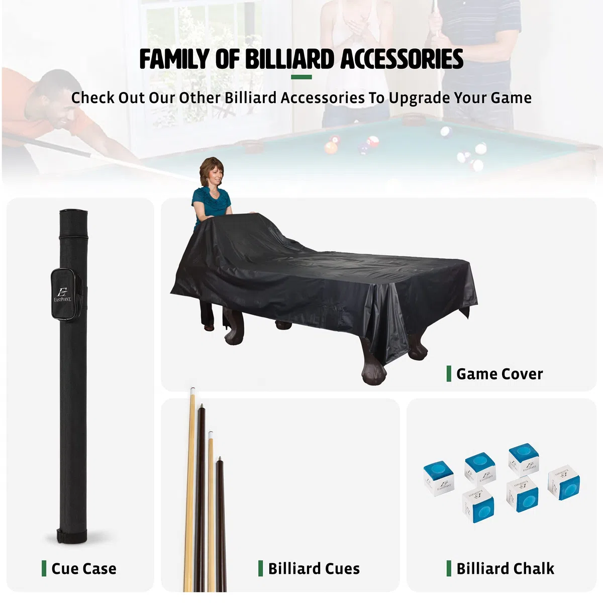 EastPoint Sports Funda para Mesa de Billar
