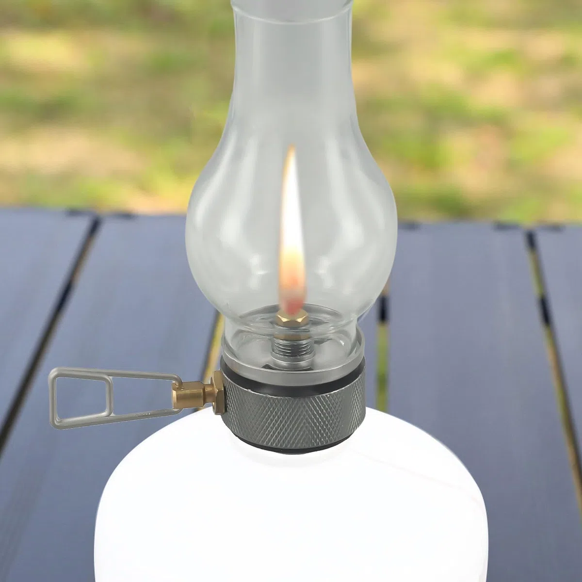 Linterna de gas para camping, lámpara de gas portátil, lámpara de gas de cobre, aleación de aluminio, linterna de atmósfera para senderismo al aire libre, iluminación de tienda de campaña