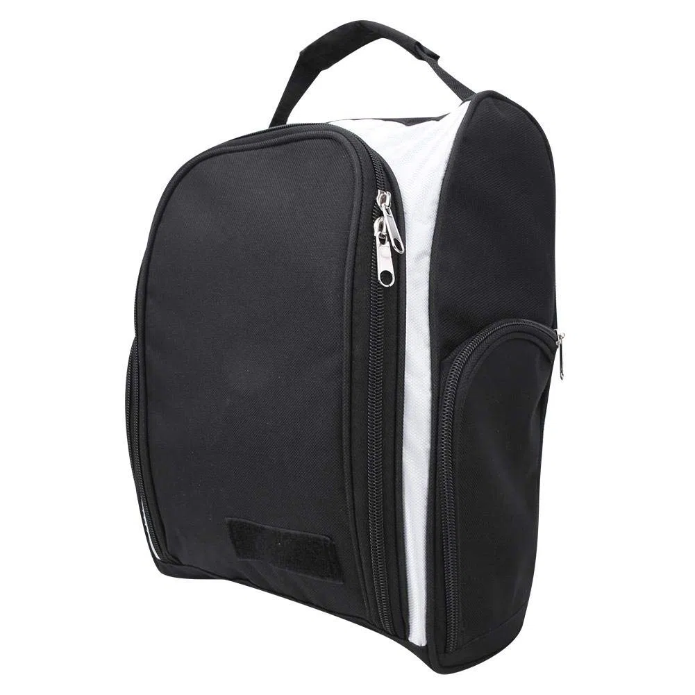 Bolsa para zapatos de golf – Bolsa de transporte de zapatos de golf con cremallera con bolsillos laterales para pelotas de golf, guantes de golf, camisetas y otros accesorios de golf