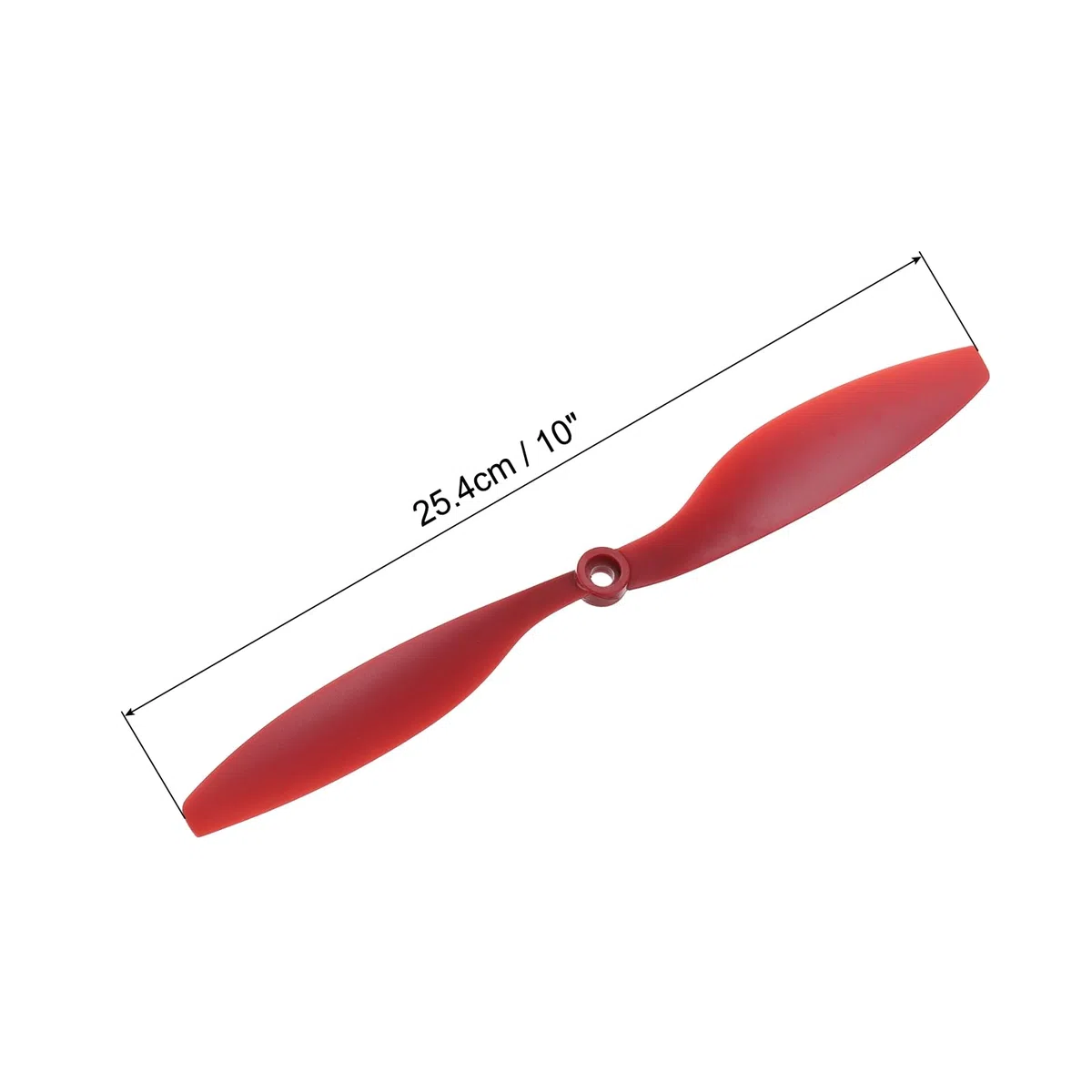 QUARKZMAN 10 Piezas 1045 RC Hélices Hoja Prop 2 Aspas 25.4cm Diámetro Plástico para RC Aeronave Cuadricóptero Prop Reemplazo, Rojo con 6 Arandelas de Plástico