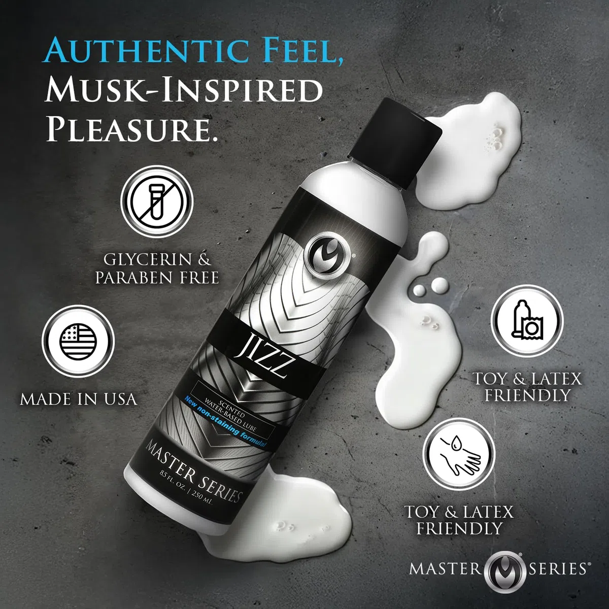 Master Series - Jizz - réplica de lubricante de semen (olor, textura...)