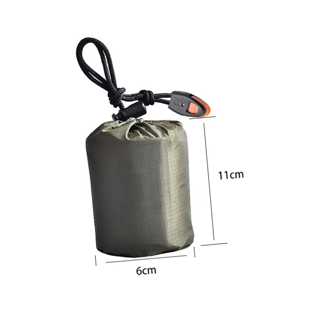 Cabilock Saco de Dormir de Emergencia Ultraligero Persona Manta Térmica Resistente a Rasgaduras Colchoneta Compacta para Actividades al Aire Libre y Situaciones de Primeros Auxilios