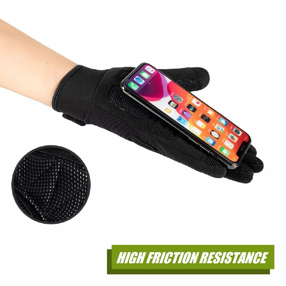 HYCOPROT Guantes Tácticos de Dedos Completos Ligeros Transpirables para Exteriores Militares Pantalla Táctil Guantes de Motocicleta para Tiro, Caza, Escalada, Motociclismo