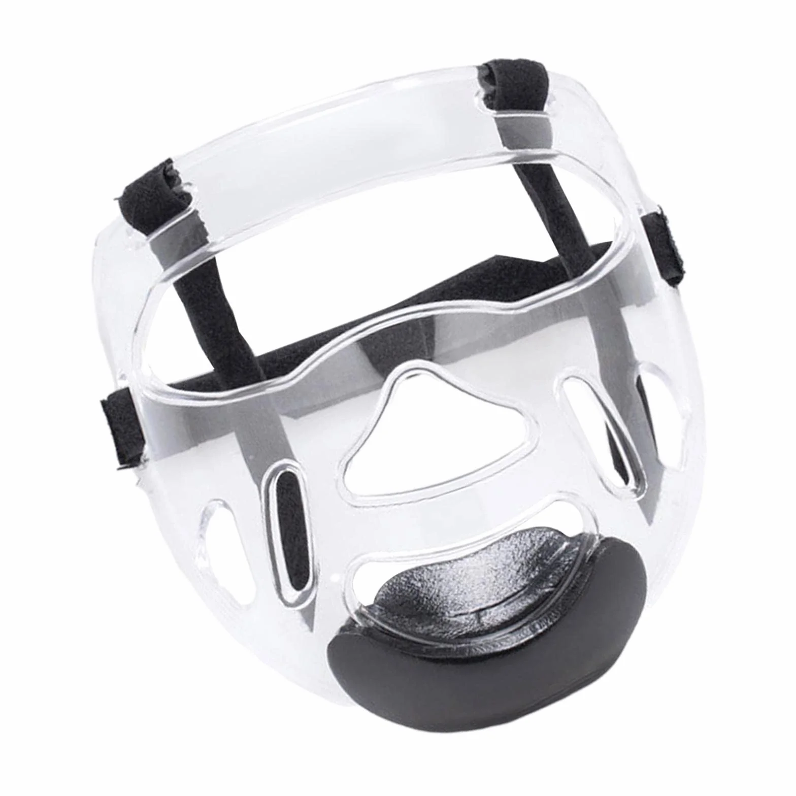 Harilla Máscara Transparente de Taekwondo Protectora Desmontable Engrosamiento Protector Facial Cubierta de Cabeza Cubierta de protección Facial Engranaje de
