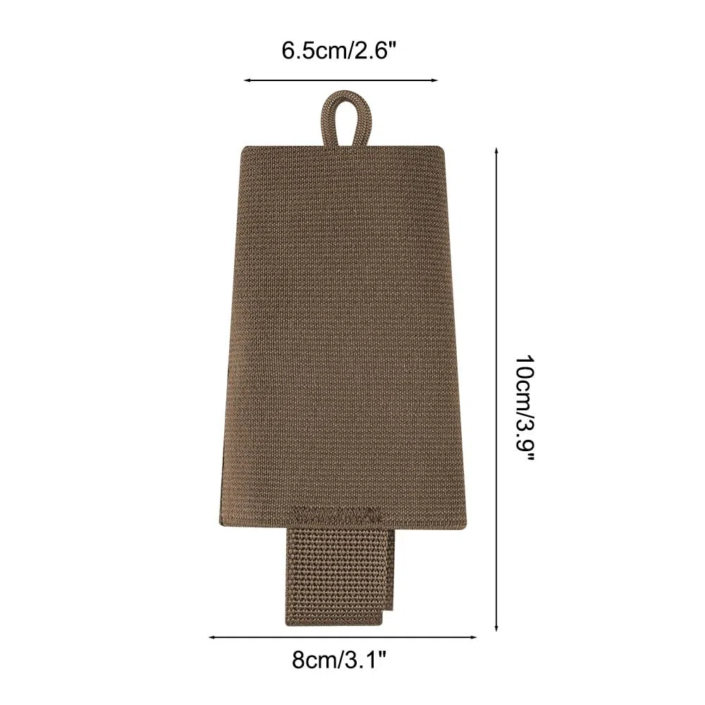 Bolsa para palos luminosos, soportes tácticos para luces con cuerda colgante para camping, pesca y aventura al aire libre, caza