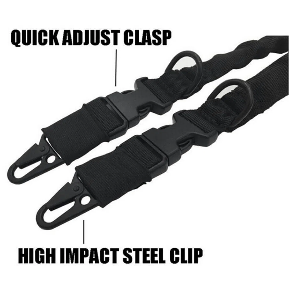 ACEXIER Táctico Gun Sling Correa de Hombro Cuerda al Aire Libre Airsoft Rifle Correa Cinturón con Hebilla de Metal Accesorios de Caza