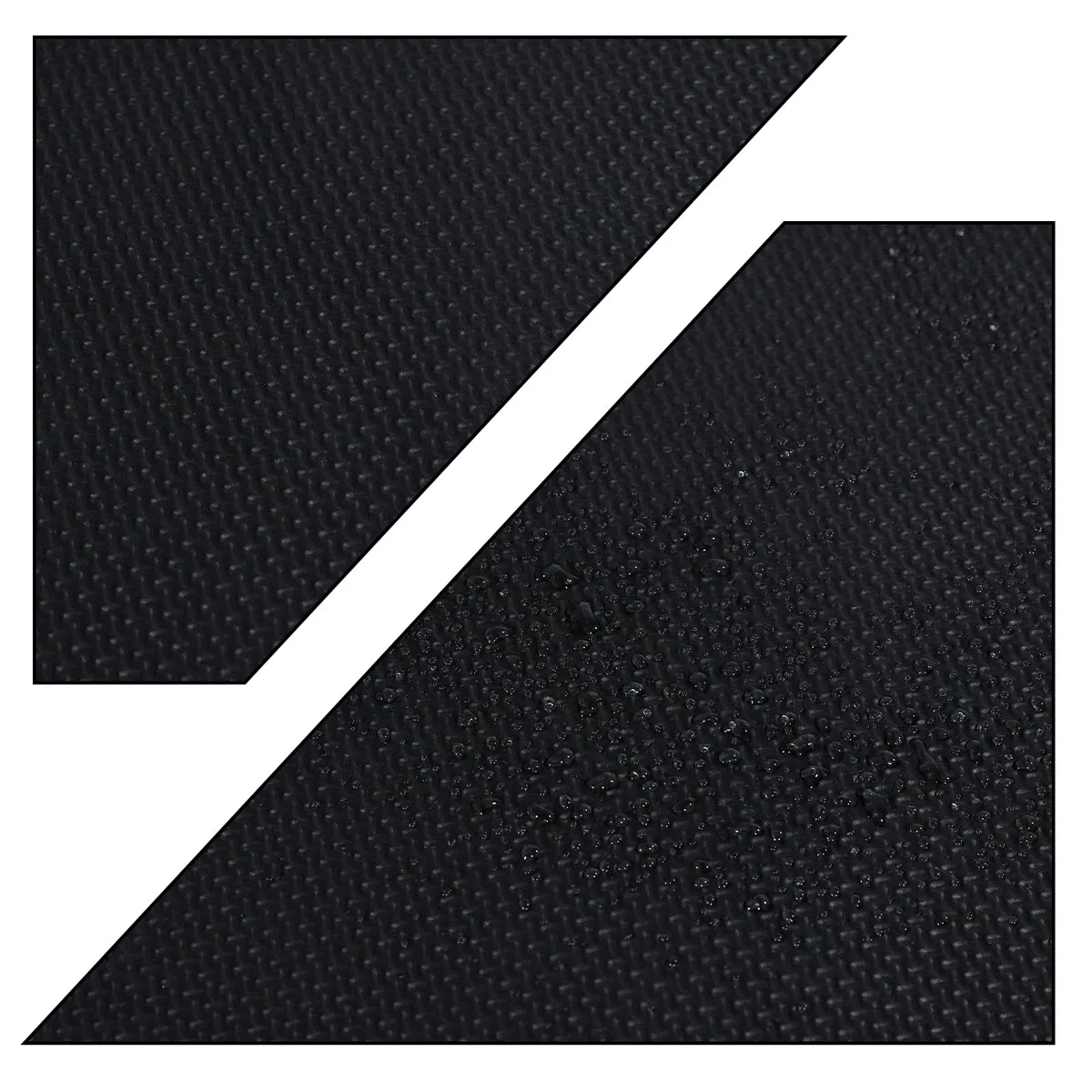 CCLIFE EVA Rubber Floor 30x30 cm Puzzle Mat Floor Protector Gym Machines Rubber Foam Gym Floor, 18 Pieces Black - Plain Fabric.
