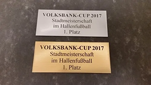 Cartel de trofeo autoadhesivo, placa de trofeo grabado, placa para puerta, trofeos
