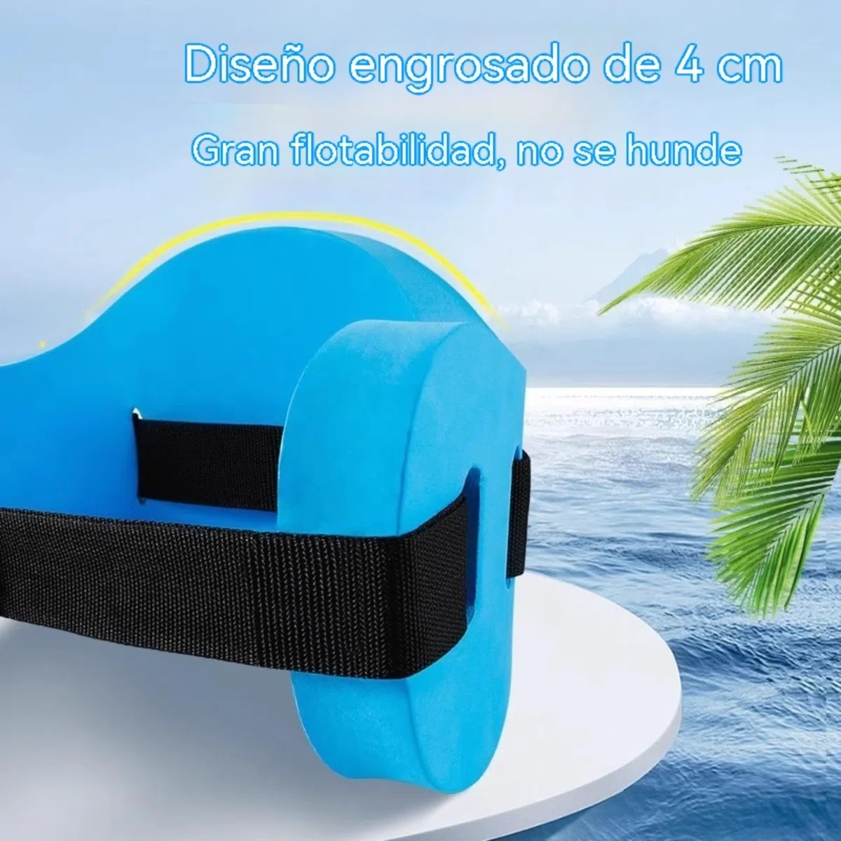 Swimming Training Belts for Water Aerobics EVA Foam Adjustable Swim Belt with Fixing Straps Waist Belts for Adults Pool Fitness and
