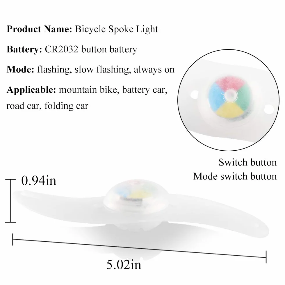 4 Luces de la Rueda de Bicicletas Rojas Luces de Bicicleta Impermeable Lámpara LED Neumático de Bicicleta con 3 Modos de Intermitente para Bicicleta de Montaña Bicicleta Adulto y Niños