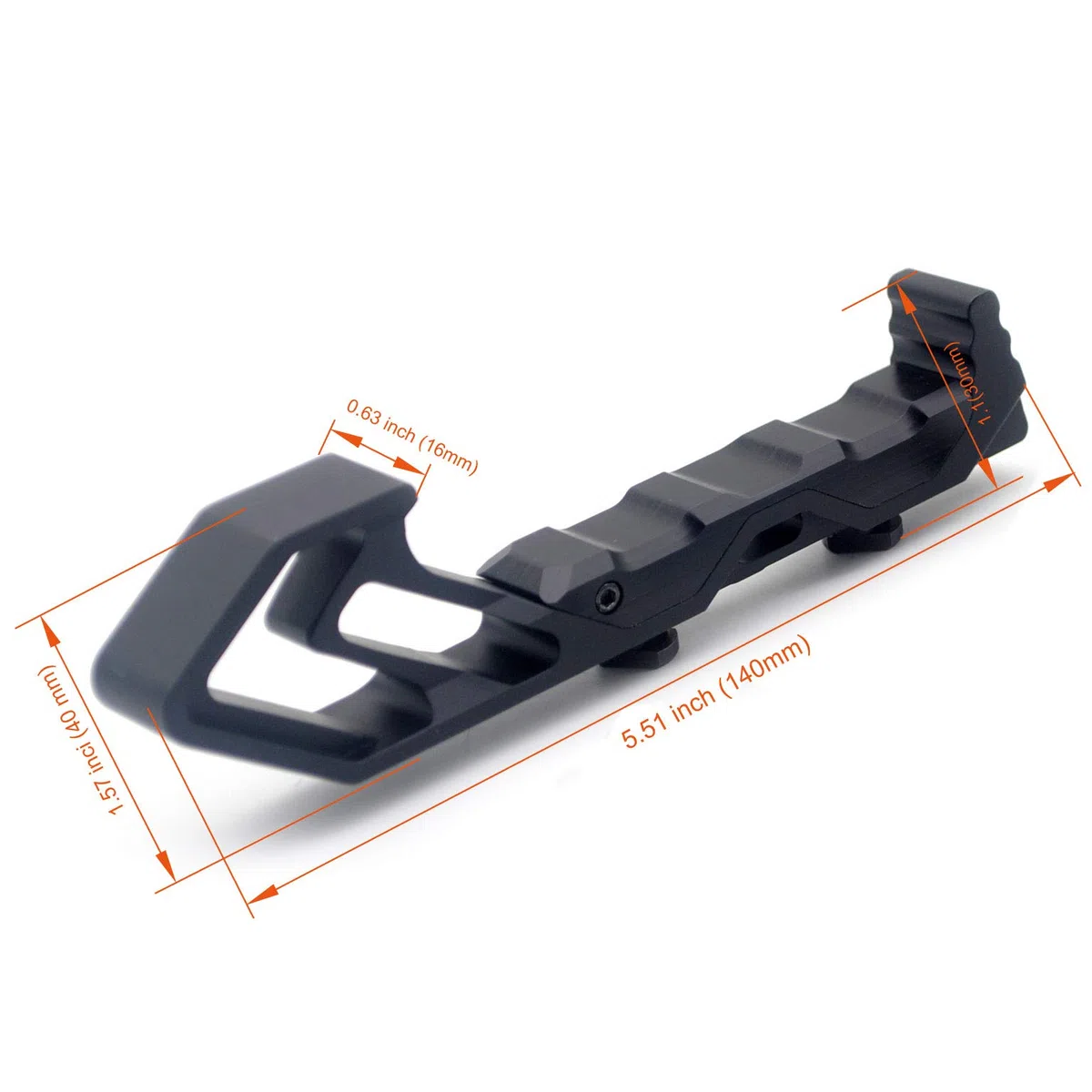 Trirock Hand Stop Aluminum Anodized for Both Keymod M-lok Handguard System