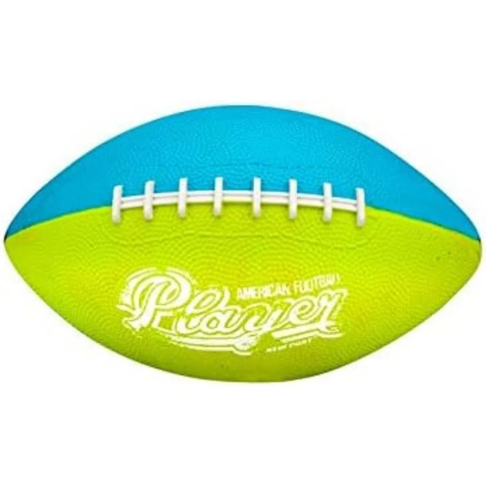 New Port Mini - Balón de fútbol Americano, Color Azul/Amarillo