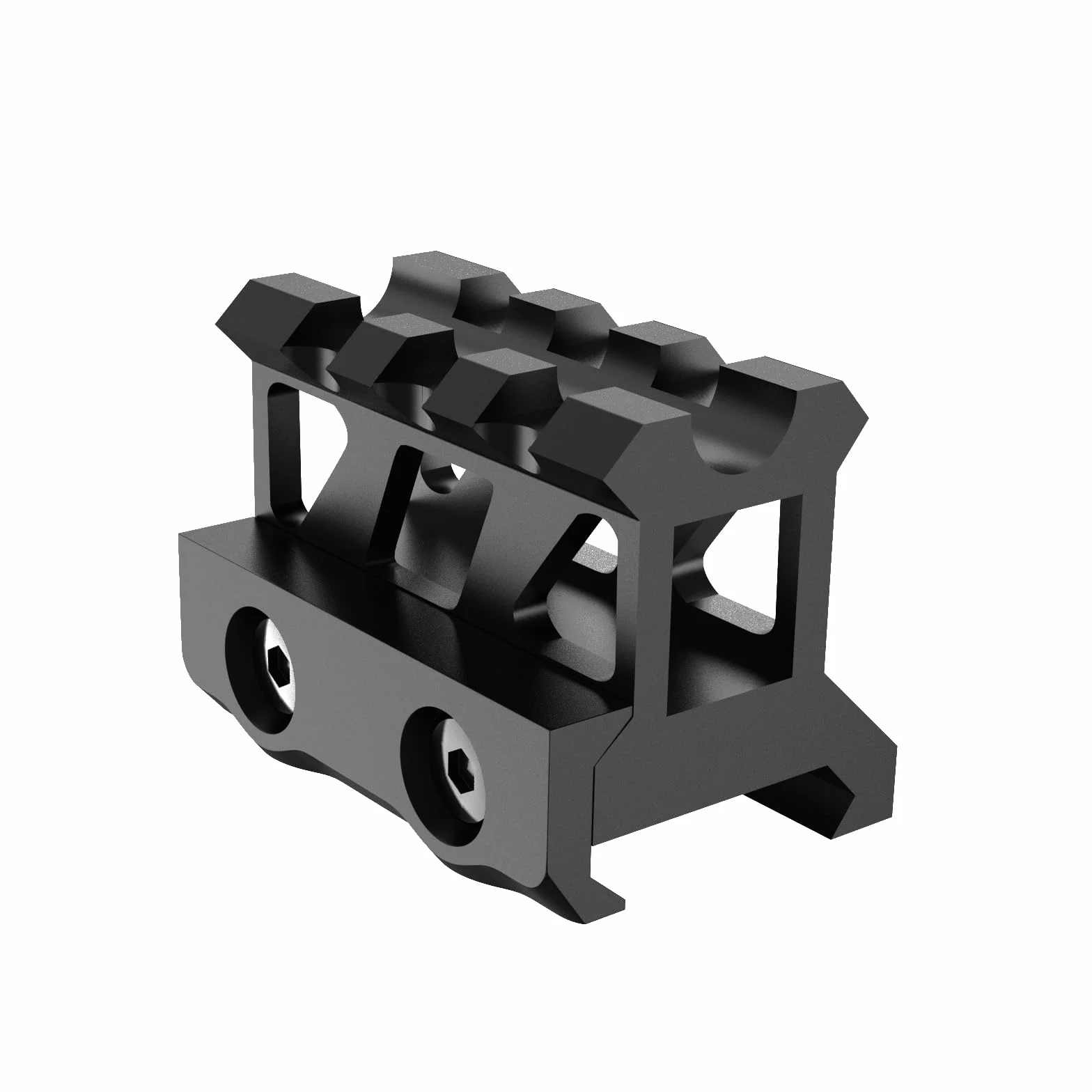 Feyachi 1 Pulgada Riser Mount, Picatinny Riser Mount para Red Dot Sights, Riflescopes, y Ópticas Sólo para Actividades Deportivas