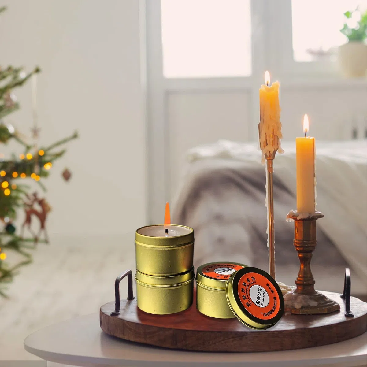 Velas De Supervivencia Con Duración Prolongada,Vela De Emergencia Para Cortes De Luz - Juego De 10 Dispositivos De Iluminación Sin Olor Para Acampada, Picnic Y Equipo De Supervivencia En La