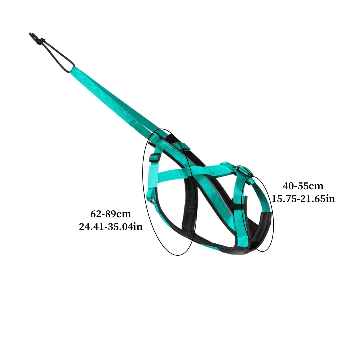 Arnés para Trineo De Perros - Arnés Reflectante para Running Canino,Correa Ajustable Y Cómoda para Entrenamiento De Trineo Paseos Y Ejercicio Al Aire Libre