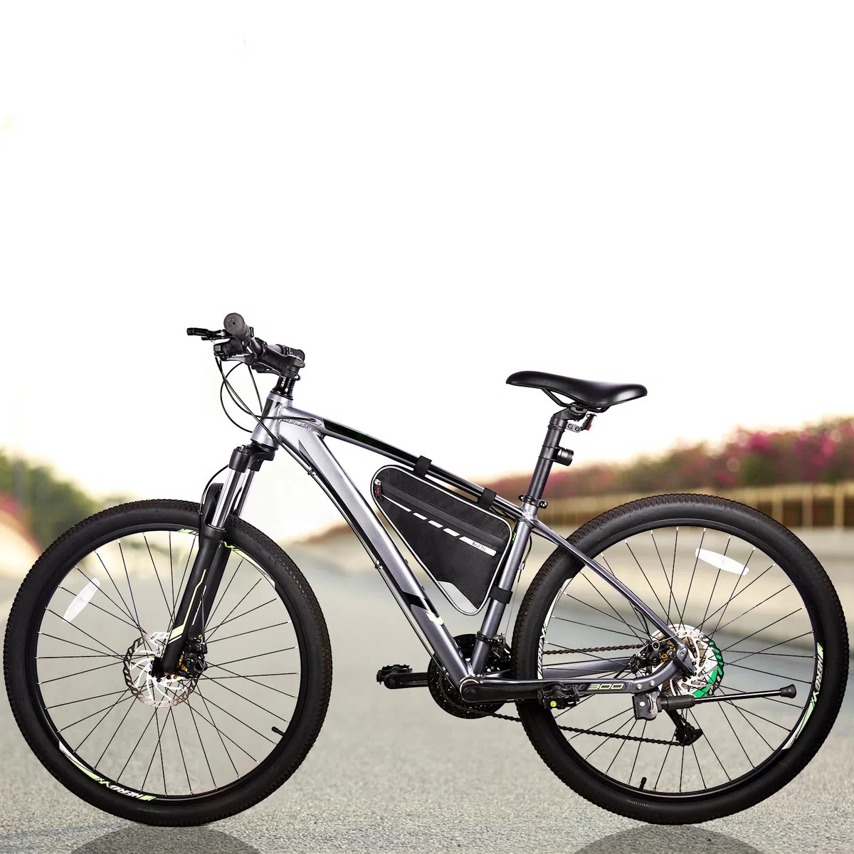 ROTTO Bolsa Triangular para Biciclet Cuadro Bolsa para Tubo Frontal de Bicicleta Impermeable 2L & 1.2L